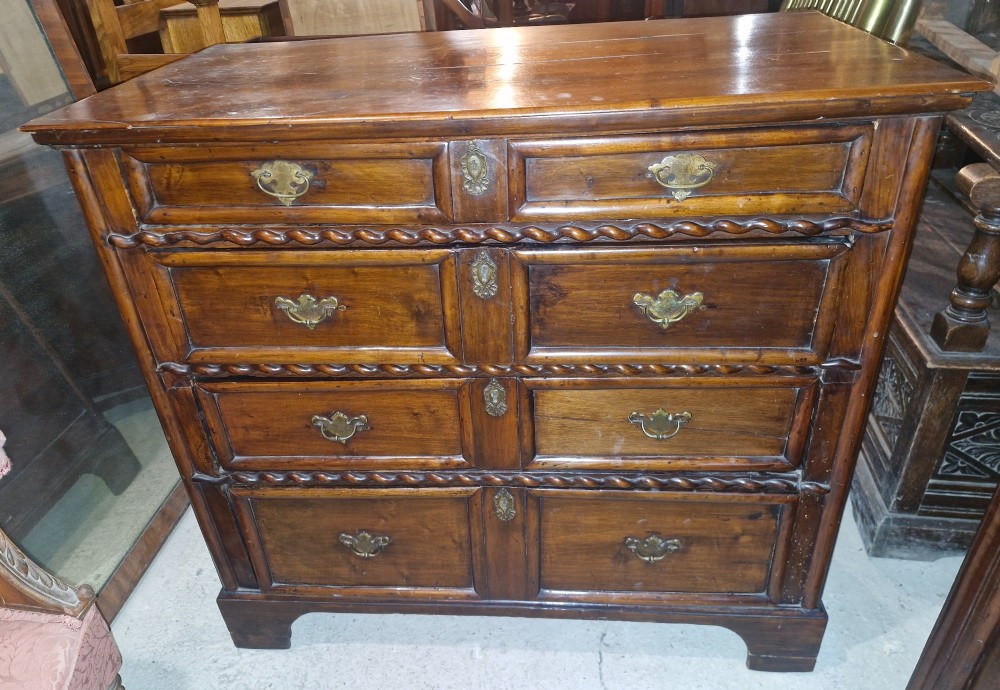 Antique walnut chest of drawers. View VI