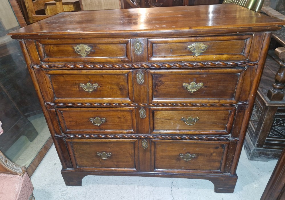 Antique walnut chest of drawers. View VII