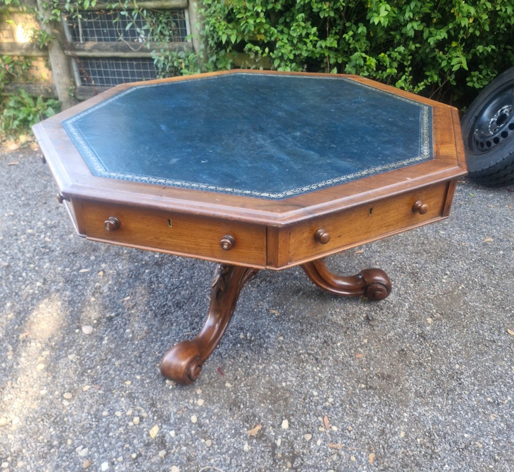 Victorian mahogany revolving hall centre table. View II