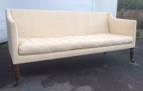 A George IV Mahogany-legged Sofa