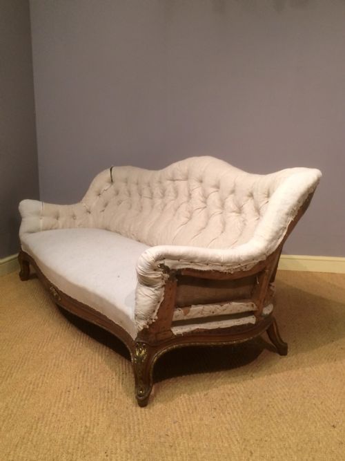 Walnut & Ormolu Sofa