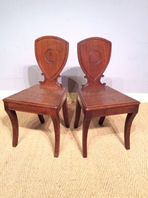 Pair of Hall Chairs