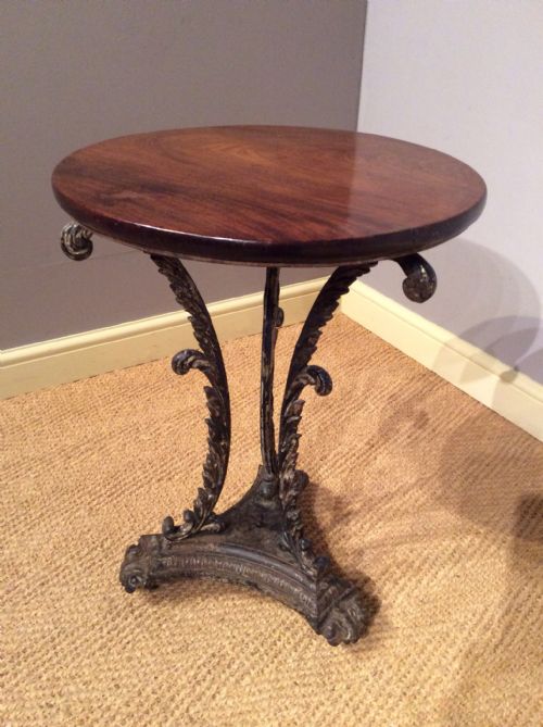 Cast Iron Base Table