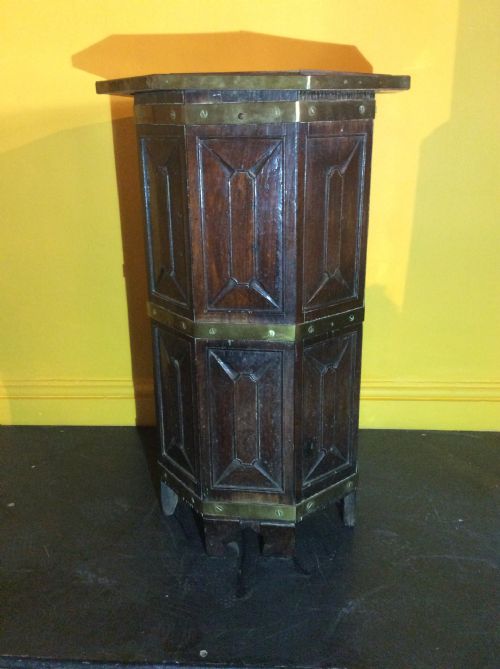 Late 19th C. Octagonal Table in Teak.