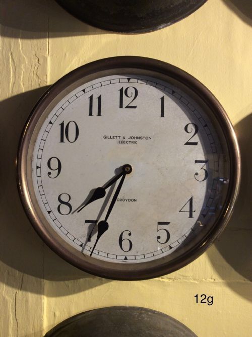 Copper and Brass Cased Clock.