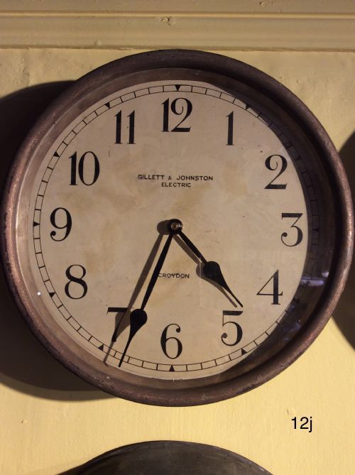 Copper and Brass Cased Clock.