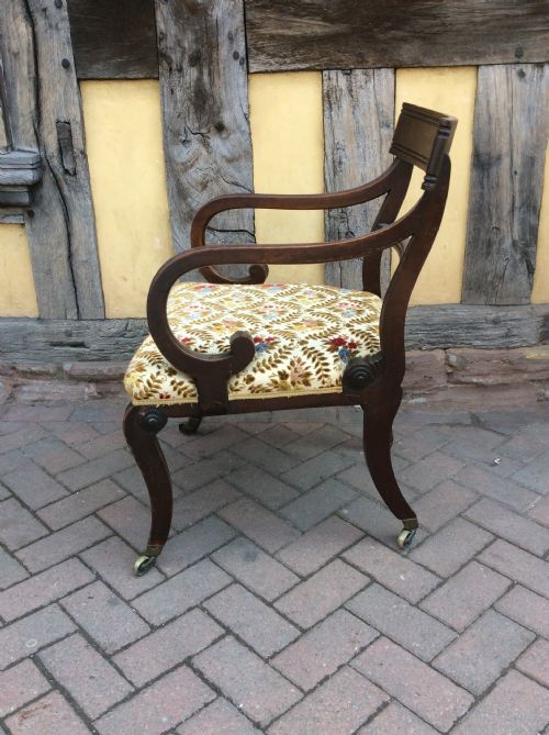 Regency Mahogany Chair.