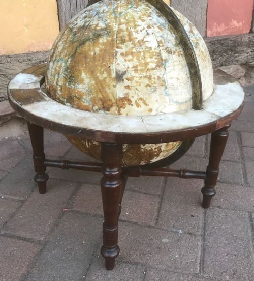Distressed Early 19thc  Terrestrial  Globe