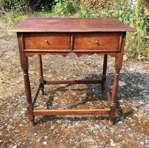 18thc Fruitwood Small Side Table