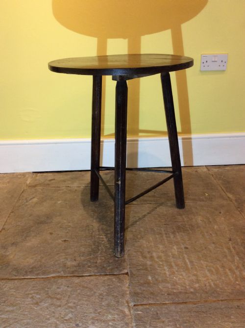 19thc Elm Top Cricket Table