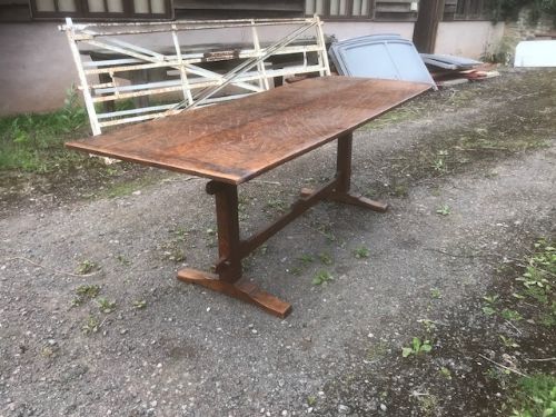 1920s Oak Refectory Table