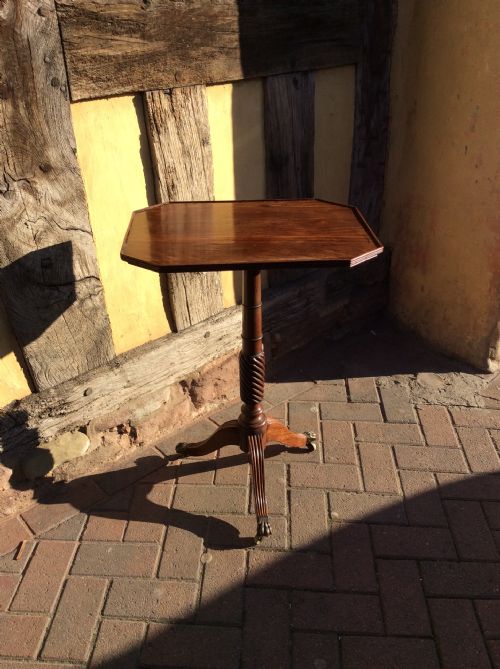 19thc Mahogany Tripod Table