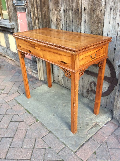 19thc Calamander Chinese Export Tea Table
