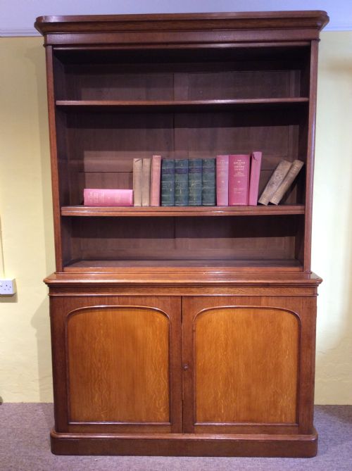 19thc Oak Bookcase