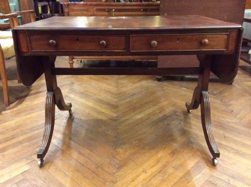 Regency Mahogany Sofa Table