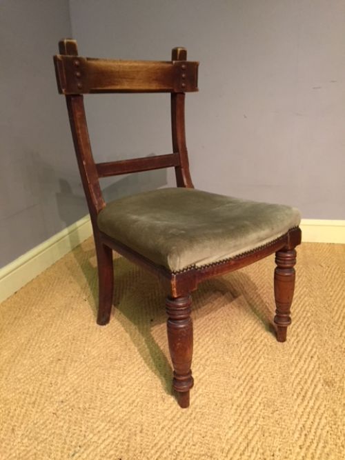 19THC SET OF 22 OAK CHAIRS