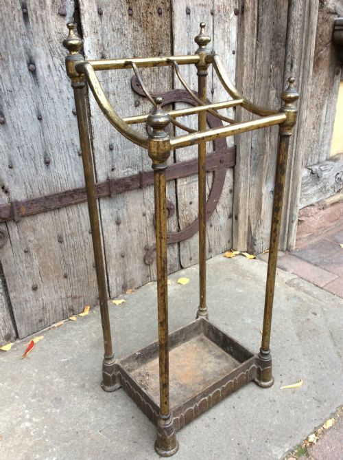 Victorian Brass Umbrella Stand