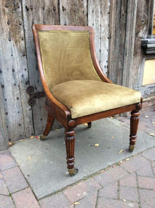 19thc Oak Bergère Chair
