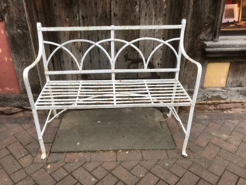 Regency Wrought Iron Garden Bench