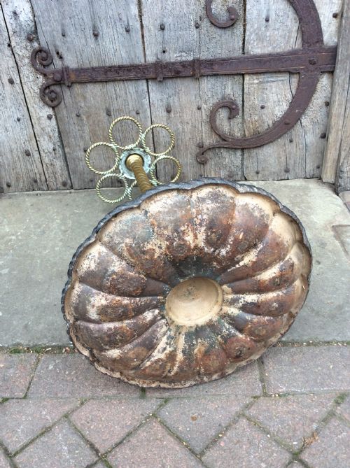 19THC BRASS AND CAST IRON UMBRELLA STAND - ADDITIONAL PHOTO 5