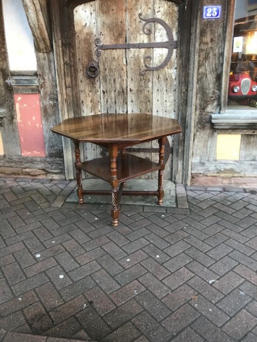 19thc Mahogany Octagonal Centre Table