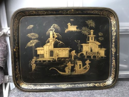 19thc Toleware Tray