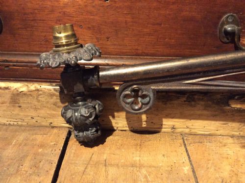 PAIR OF VICTORIAN WALL LIGHT BRACKETS - ADDITIONAL PHOTO 3