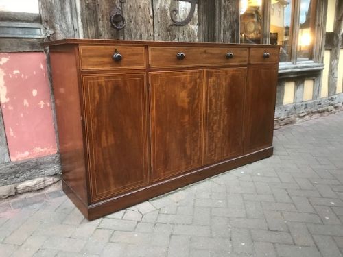 Early 19thc Mahogany Side Cabinet