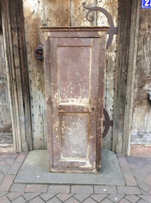 A 19thc Country House Painted Pine Cupboard