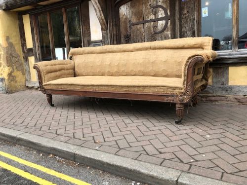 An Early 19thc Rosewood Sofa from Penrhyn Castle