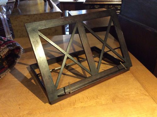 A Very Good Quality Regency Rosewood  Folding Music Stand
