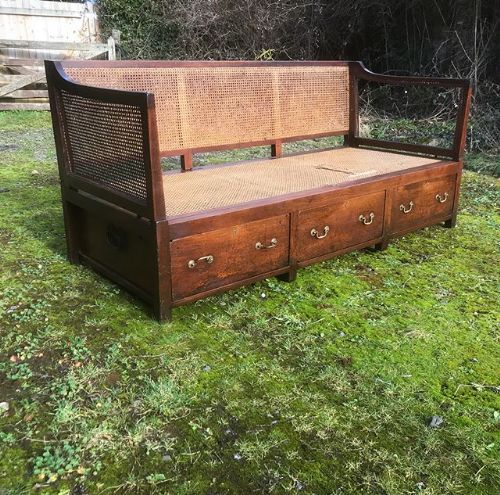 18thc Mahogany Campaign Sofa