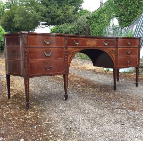 An 8ft Sheraton Period Inlaid Mahogany Sideboard C.1790
