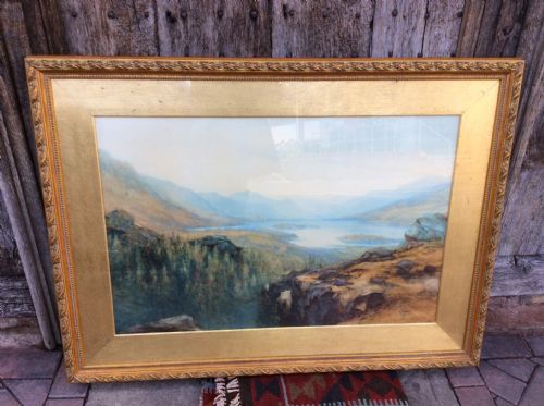 fig 1. Signed and dated Watercolour by British painter William Joseph Wadham