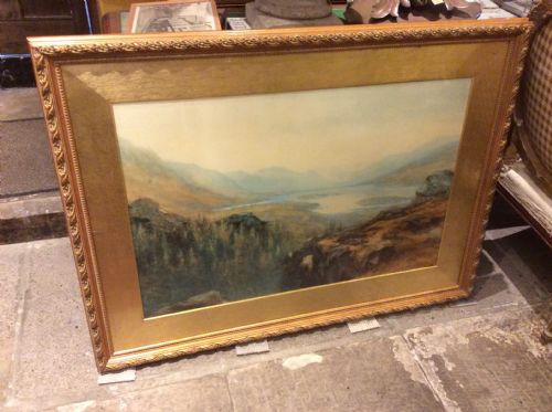 fig 4. Signed and dated Watercolour by British painter William Joseph Wadham