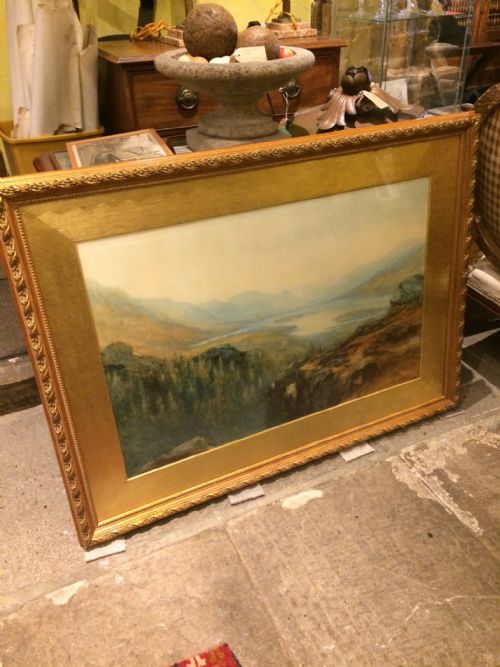 fig 6. Signed and dated Watercolour by British painter William Joseph Wadham