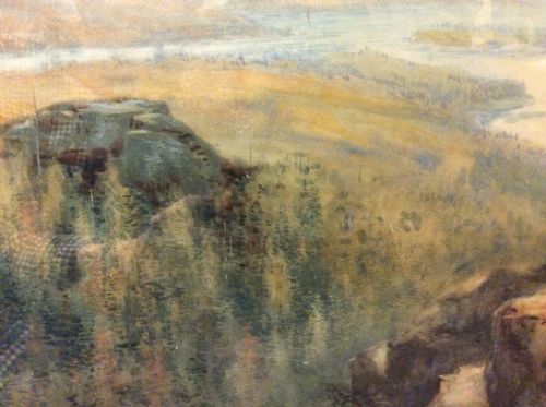 fig 7. Signed and dated Watercolour by British painter William Joseph Wadham