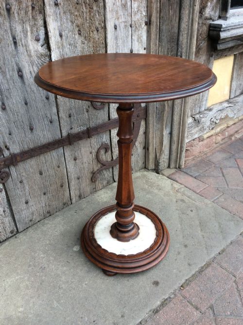 A 19thc Mahogany Lamp Table
