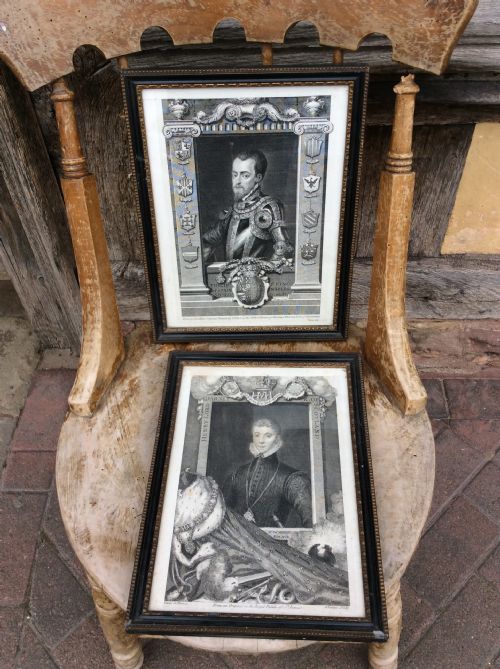 A Pair of of 19thc  Etching Pictures
