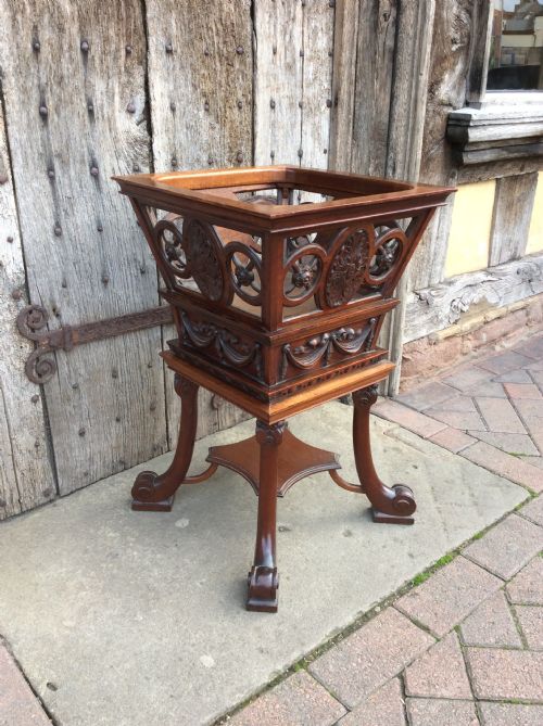 A 19thc Mahogany Carved Wine Cooler/planter