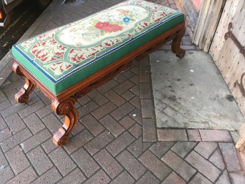 A 19thc Birch Stool