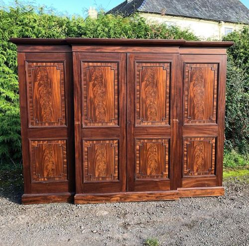A 19thc Country House Mahogany Wardrobe