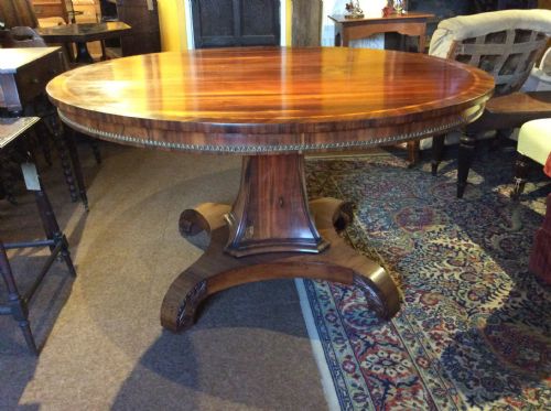 A 19thc Gonçalo Alves Centre Table of Fabulous Colour