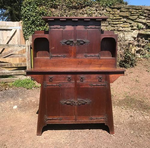Arts & Crafts Oak Dresser Cupboard