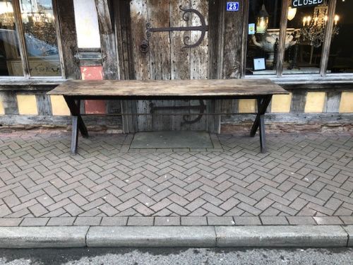 A 19thc Oak and Pine Tavern Table