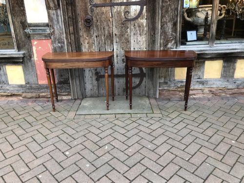 A Pair of Early 19thc Mahogany Tables