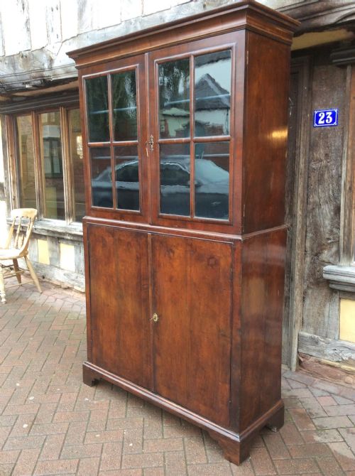 An 18thc Walnut Display Cabinet
