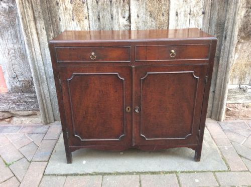 A Small 18thc Mahogany Side Cabinet