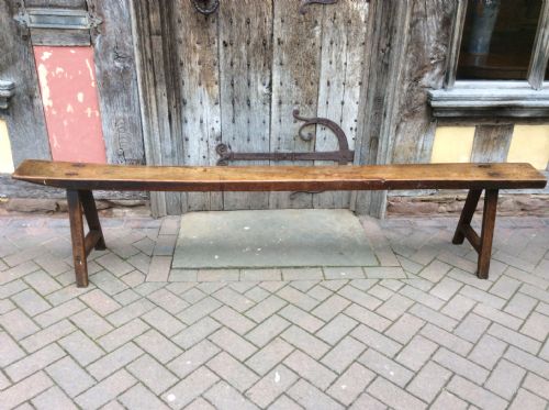 An 18thc Welsh Primitive Bench