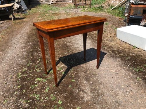 A 19thc Amboyna Card Table